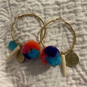 Noonday Collection Hoop Charm Earrings